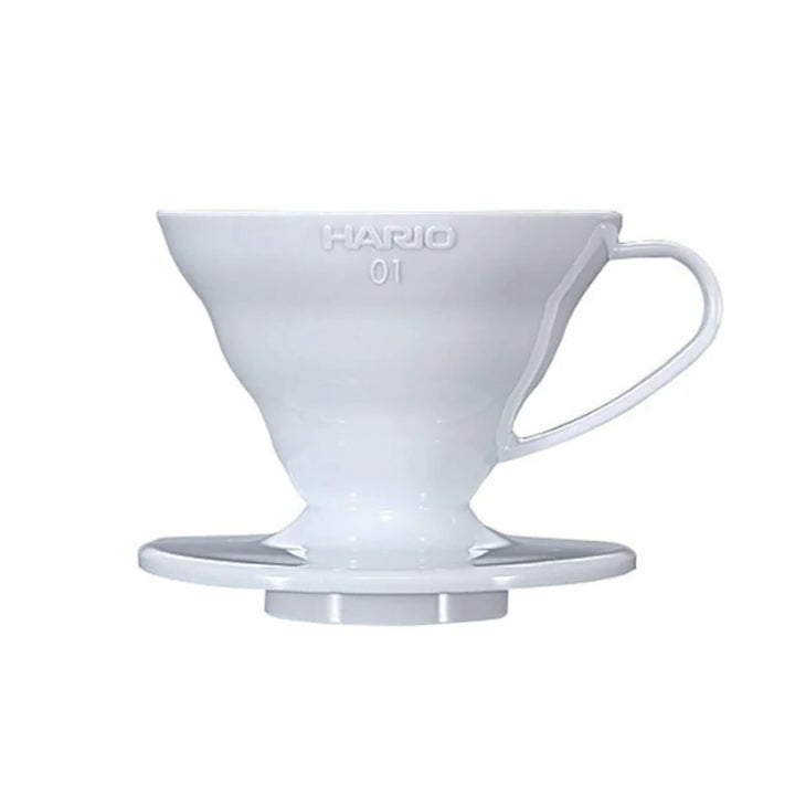HARIO VDR-01-W V60 01 Transparenter Kaffee-Tropfer Weiss Kaffee-Tropfer für 1-2 Tassen Weiss 1~2杯用 K