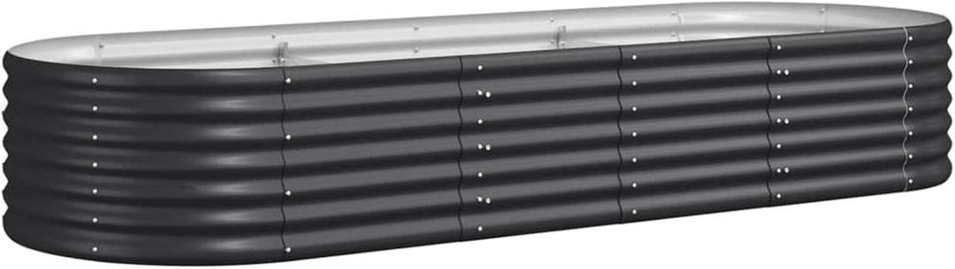 Tidyard Pflanzkübel Hochbeet Gemüsebeet Pflanzbeet Frühbeet Garten Pflanzkasten Metall Pflanzbeet Bl