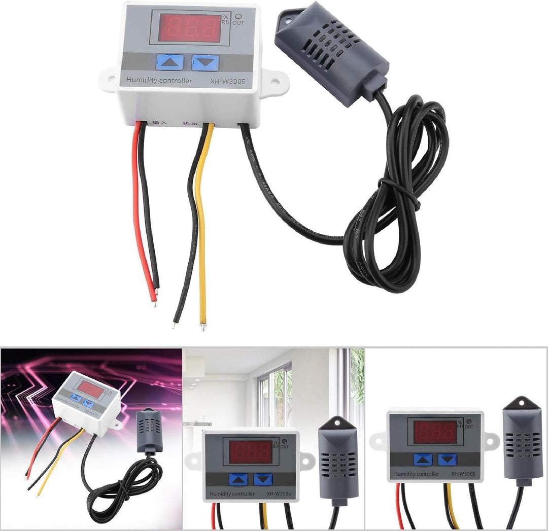 Watris Veiyi XH-W3005 Feuchtigkeitssensor, 220V Digital LCD Hygrostat, Feuchtigkeitsregler Hohe Gena
