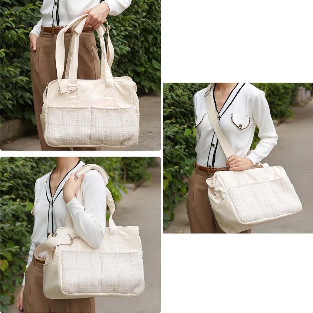 Grosse Tragetasche für Hunde und Katzen bis 5 kg – Hundetasche Öffnung Oben, atmungsaktiv, tragbar,