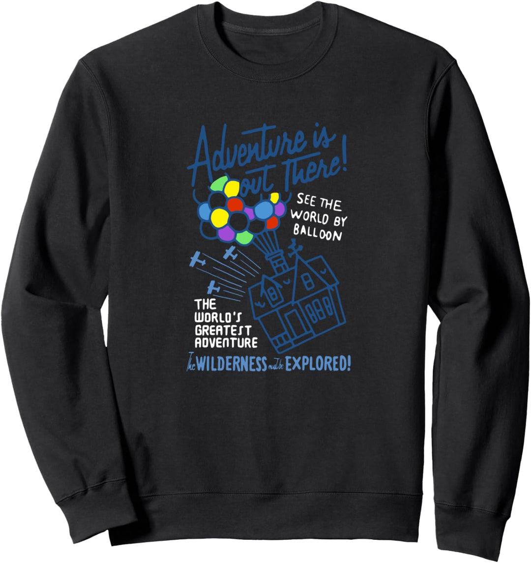 Disney Pixar UP Adventure Is Out There Vintage Craft Sweatshirt