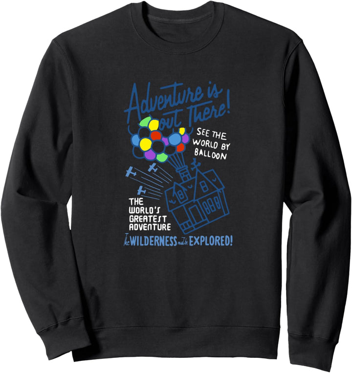 Disney Pixar UP Adventure Is Out There Vintage Craft Sweatshirt