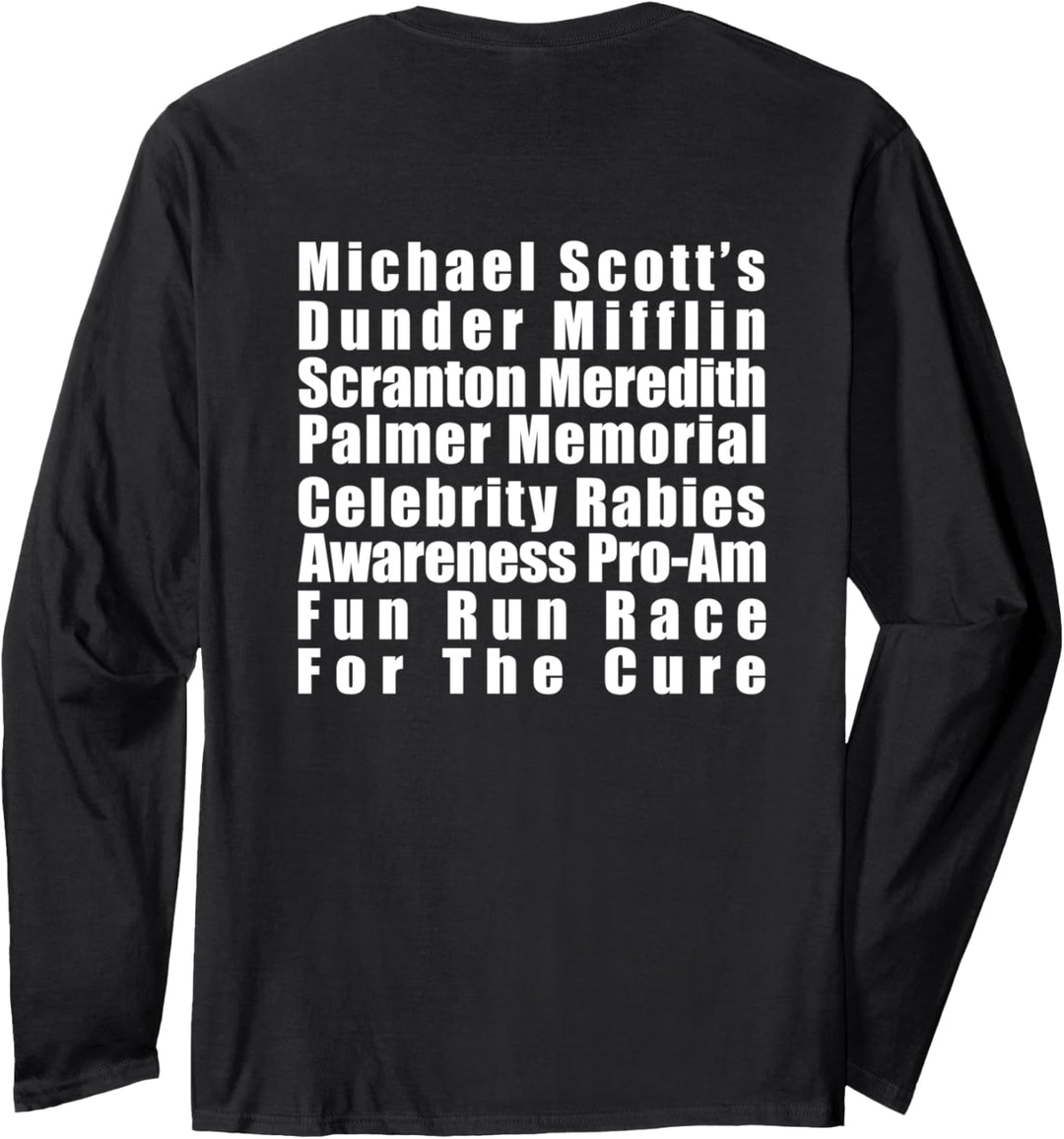 The Office Michael Scott Spass Ausführen Langarmshirt