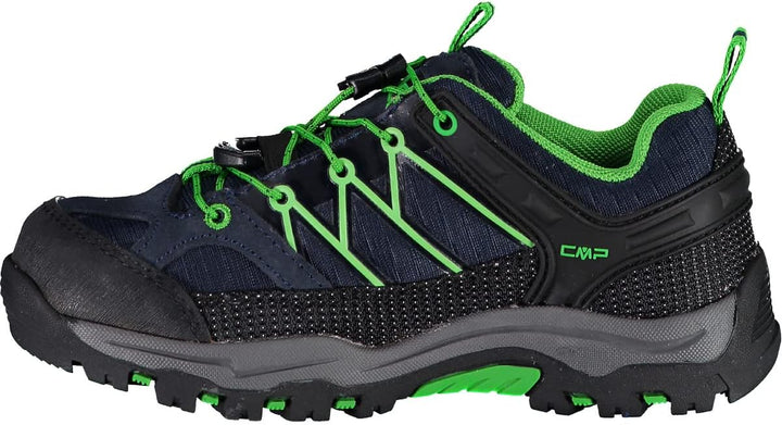 CMP Unisex Kinder Kids Rigel Low Shoe Wp Trekking-& Wanderhalbschuhe 25 EU B Blue Gecko, 25 EU B Blu