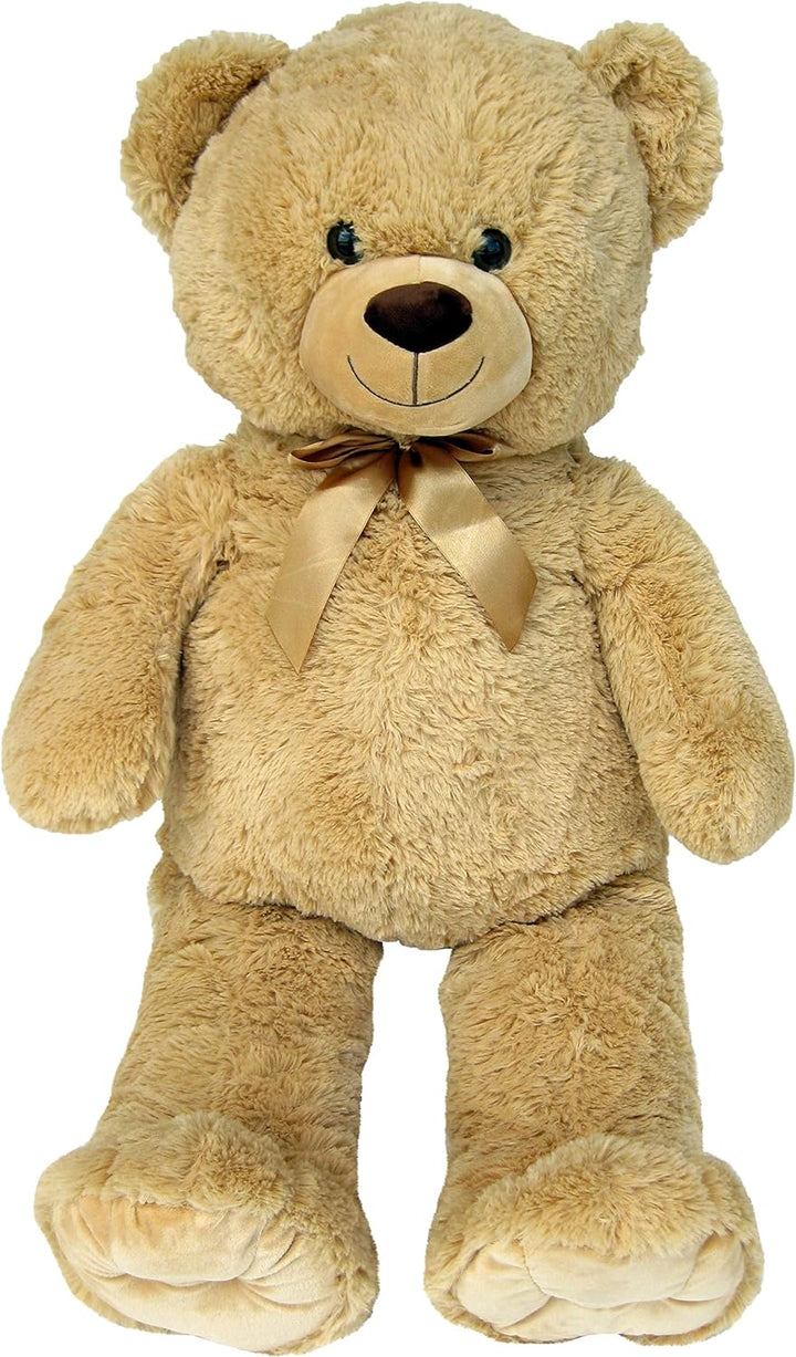 Wagner 9048 - Riesen XXL Teddybär 100 cm gross in hell-braun - Plüschbär Kuschelbär Teddy Bär in