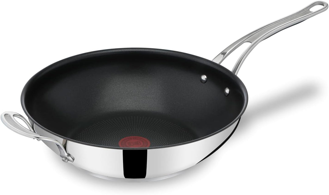 Tefal E30688 Jamie Oliver Cook`s Classic Wokpfanne 30 cm | Antihaftversiegelung | sicher | Thermo-Si