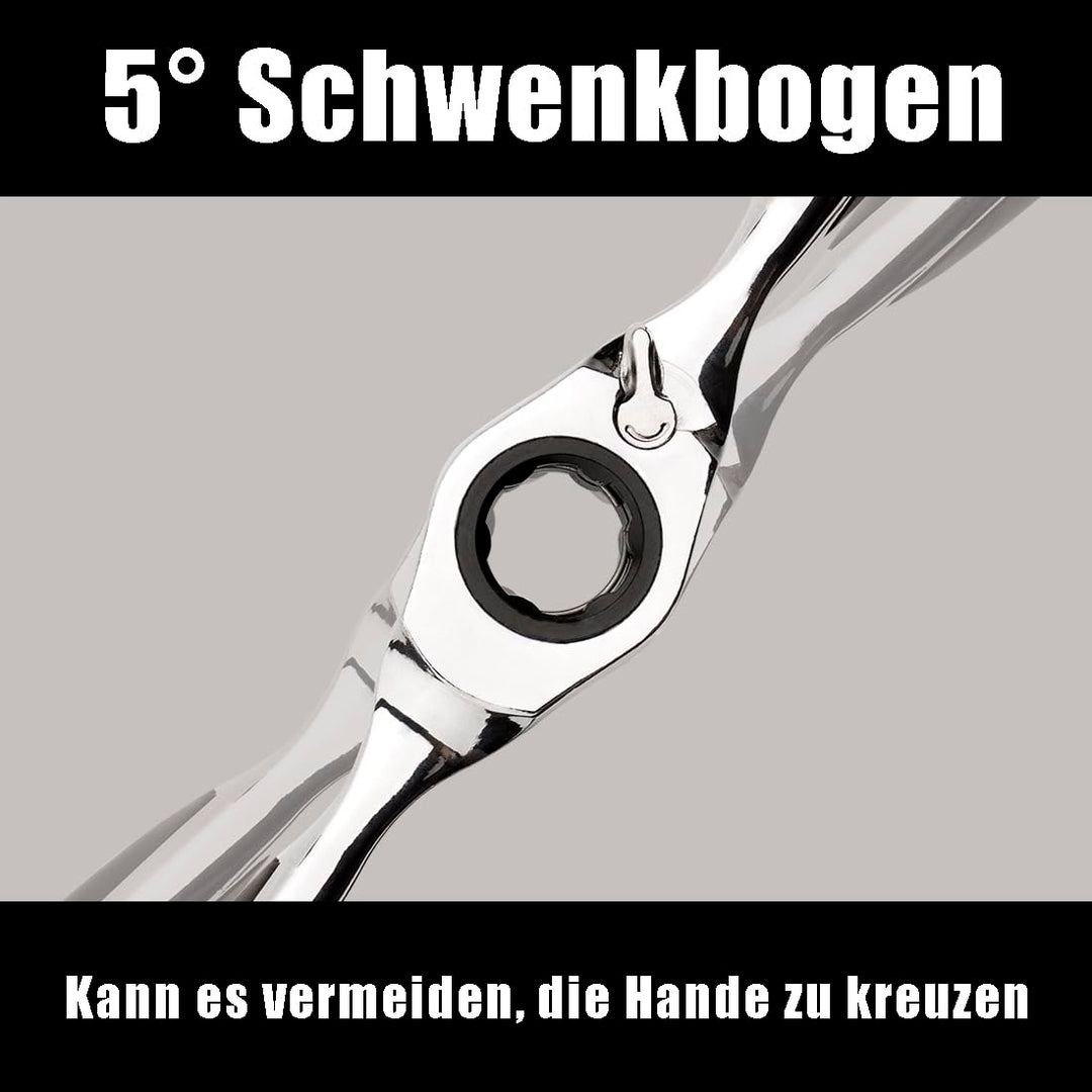 FOURROBBER Gewindeschneid-Satz 41-tlg M3-M12 Gewindeschneider Gewindebohrer Werkzeug mit Windeisen,