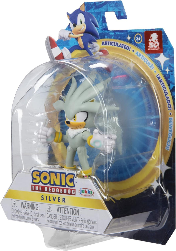 Jakks Sonic Mini-Figur, 5 cm, Silber
