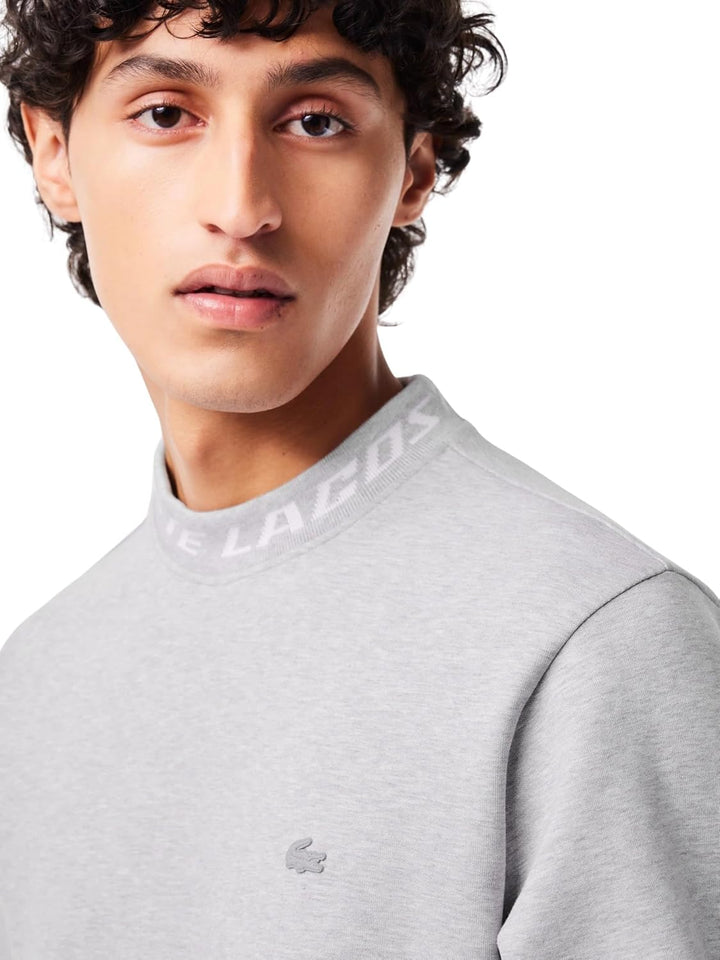 Lacoste Herren Sweatshirts, Chinesisches Silber.