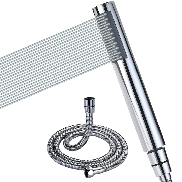 Handbrause für Badezimmer mit 1,5 m Langem Schlauch DETBOM, Duschköpfe Edelstahl, Shower Head Anti-K