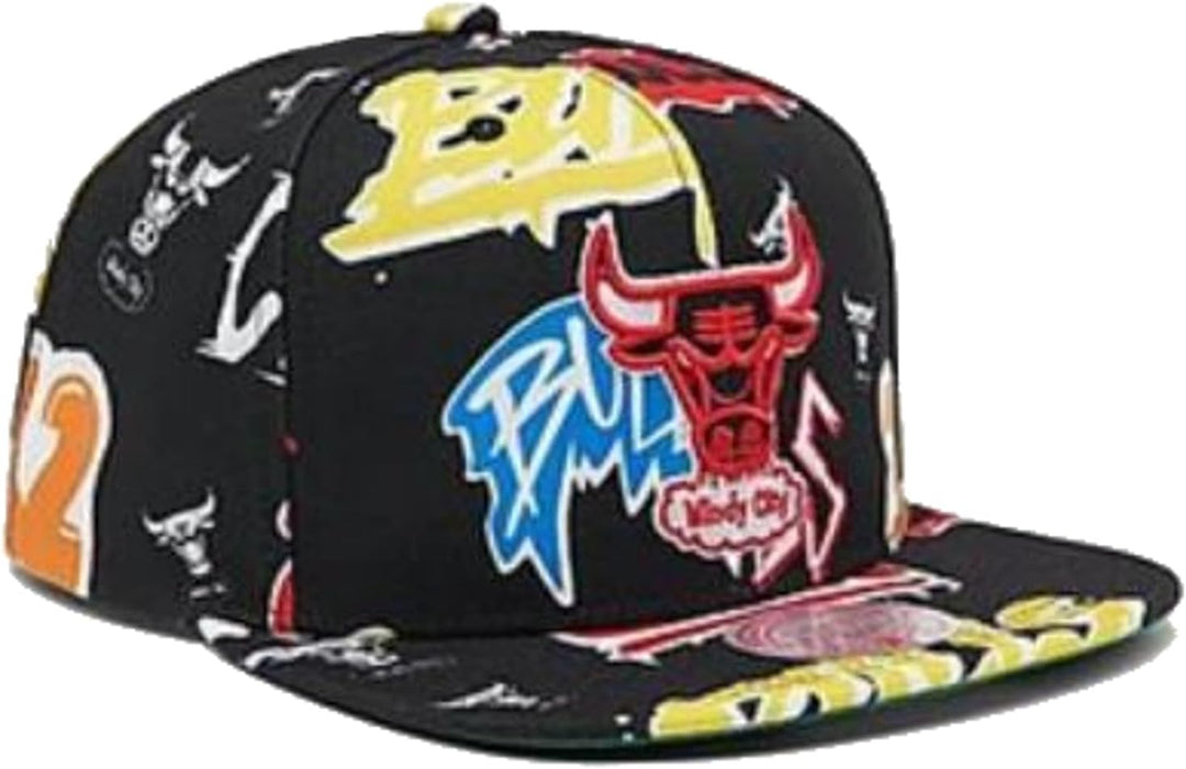 Mitchell & Ness Snapback Cap - Sticker Pack Chicago Bulls