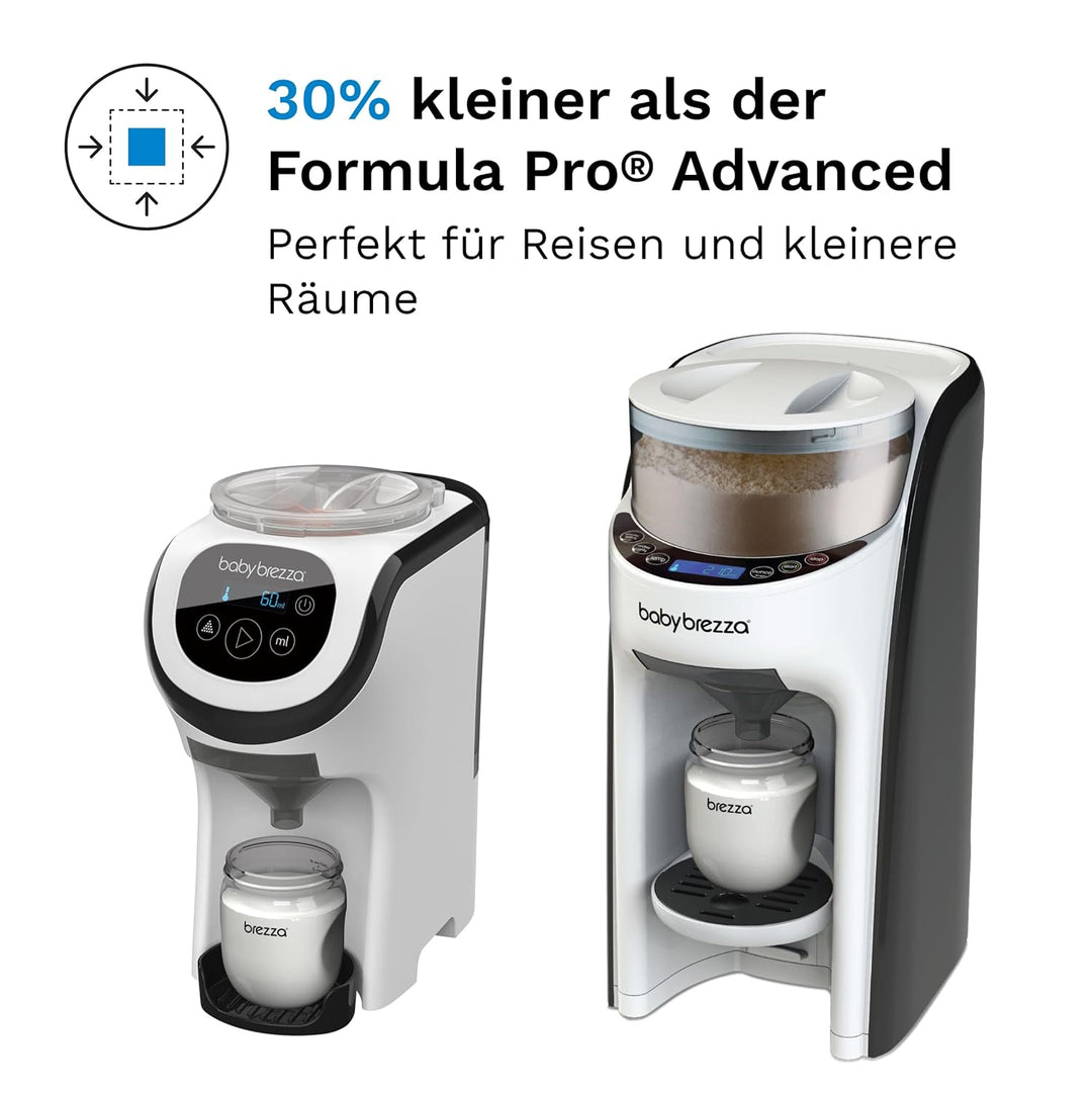 Baby Brezza - Formula Pro Mini automatischer Flaschenzubereiter- dosiert und mischt heisses Wasser u
