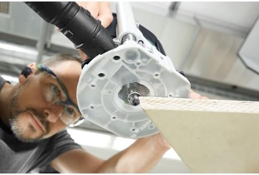 Festool Oberfräse OF 1010 REBQ-Set (mit Seitenanschlag mit Feineinstellung, Lichtmodul, Spannzange,