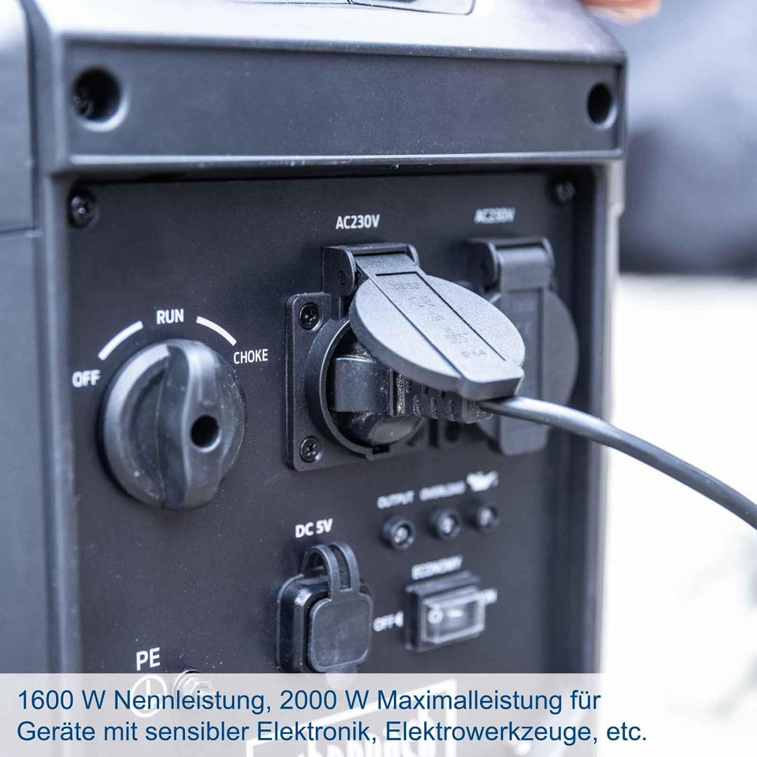 Scheppach Inverter Benzin Stromerzeuger SG2500i Stromgenerator Notstromaggregat | mit Invertertechni