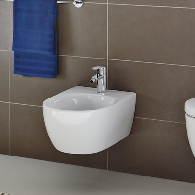 GROHE Eurostyle Cosmopolitan Einhand-Bidetbatterie (schnelle Befestigung, flexible Anschlussschläuch