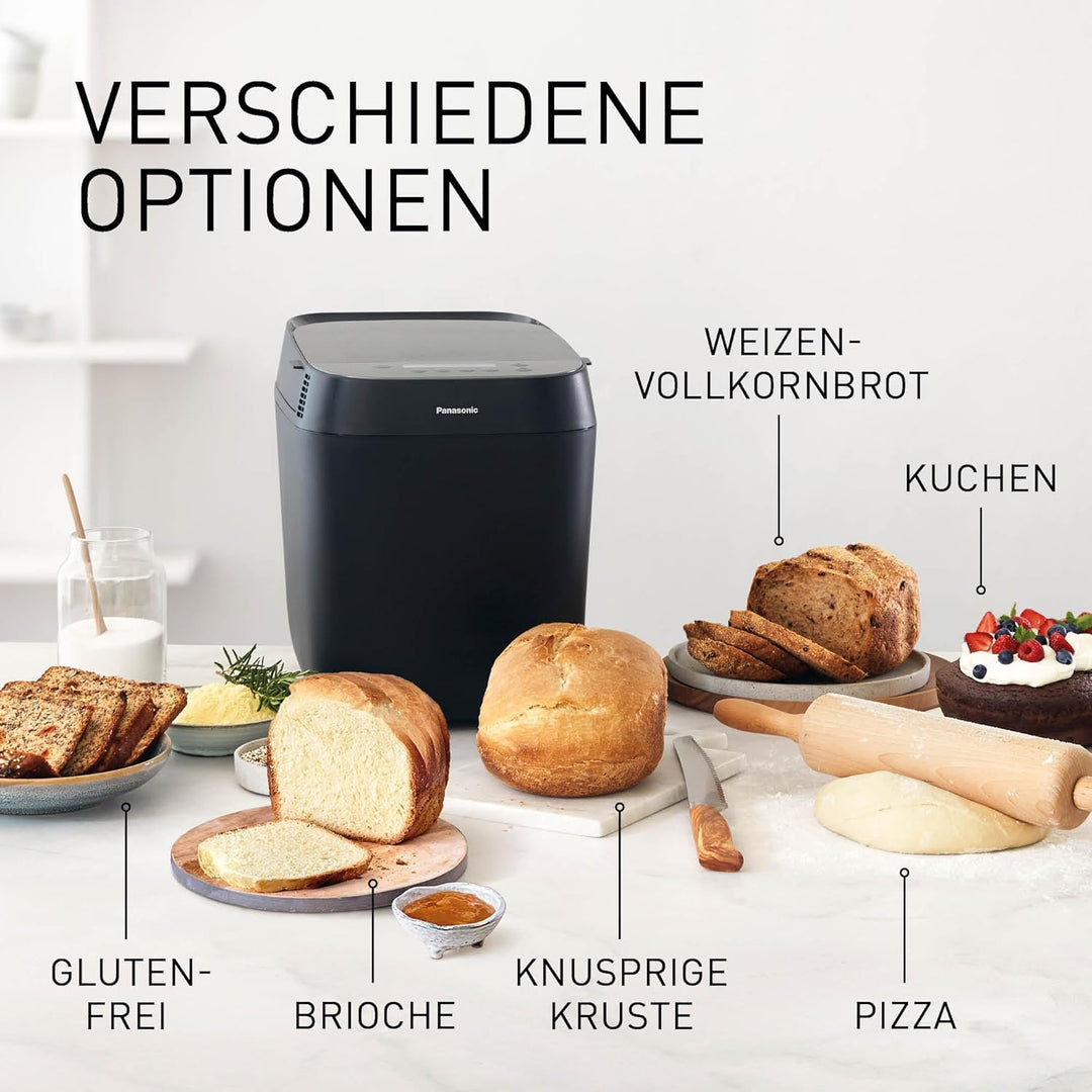 Panasonic Croustina Brotbackautomat SD-ZD2010 für Krustenbrot (18 Programme, Brotmaschine, glutenfre