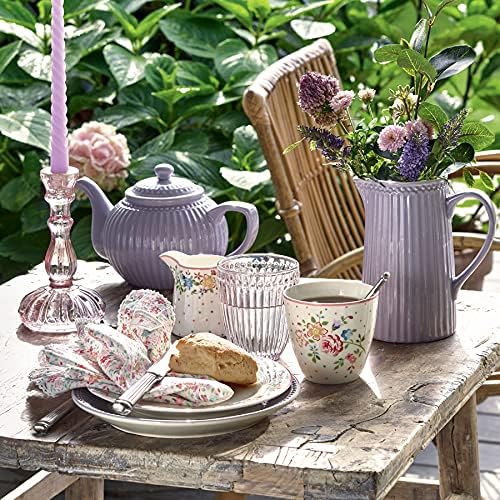 GreenGate - Teller, Frühstücksteller, Kuchenteller - Alice - Lavender - 23 cm