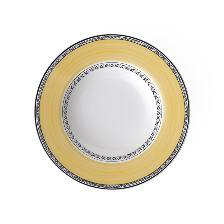 Villeroy und Boch Audun Fleur Suppenteller, Premium Porzellan 24X24X3,5CM Landhaus & Rustikal, 24X24