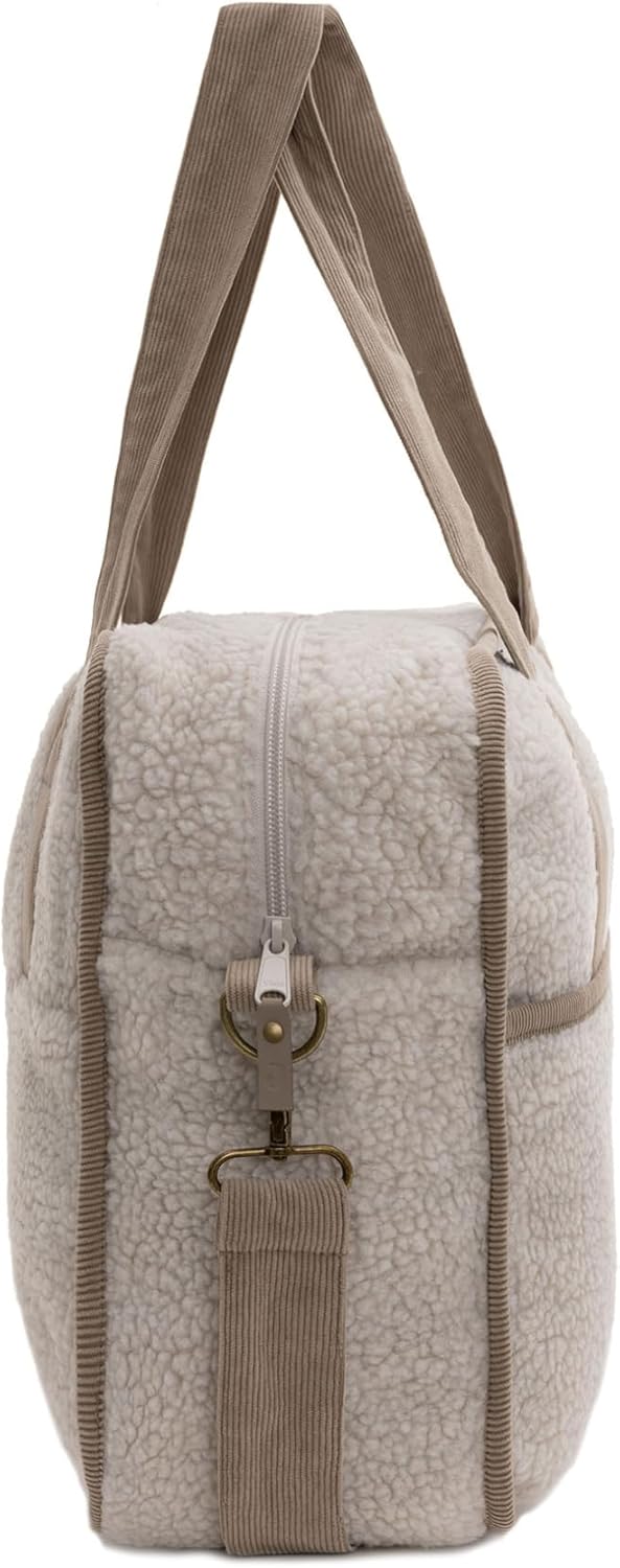 Jollein Wickeltasche - Teddy Noé - 100% Polyester - Kinderwagentasche - Babytasche Multifunktional