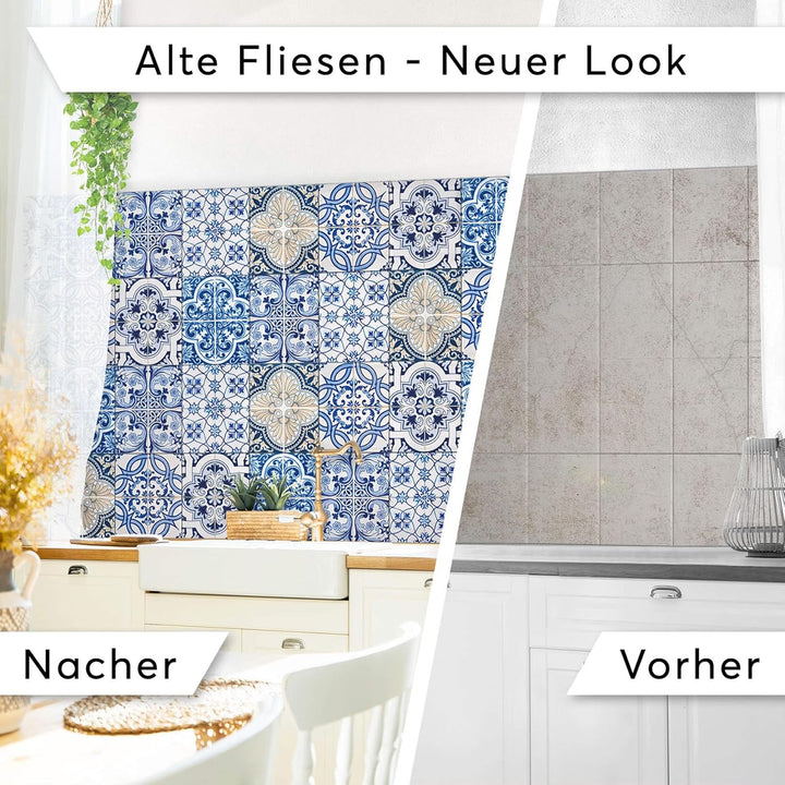 CREATISTO Mosaik Klebefliesen Stickerfliesen Fliesenfolie - Aufkleber Sticker für Wandfliesen I Kleb