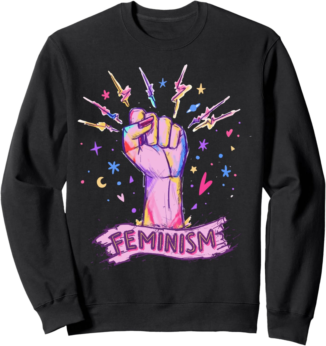 Faminism Frauenpower Feministen Gleichberechtigung Demo Sweatshirt
