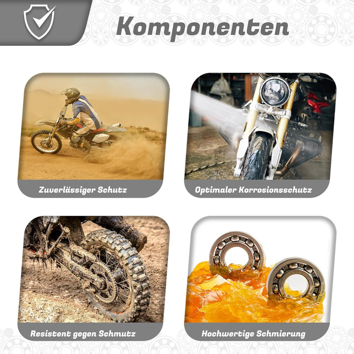 Parts and Parts Radlager vorne kompatibel mit Access AMX AMX 6.46 AMX 6.46 EFI 4x4 AMX 6.46 LV EFI