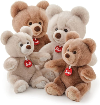 trudi 25611 Klassik Plüschtier Teddy Bär Ettore ca. 57 cm, Grösse XL, hochwertiges Stofftier mit wei