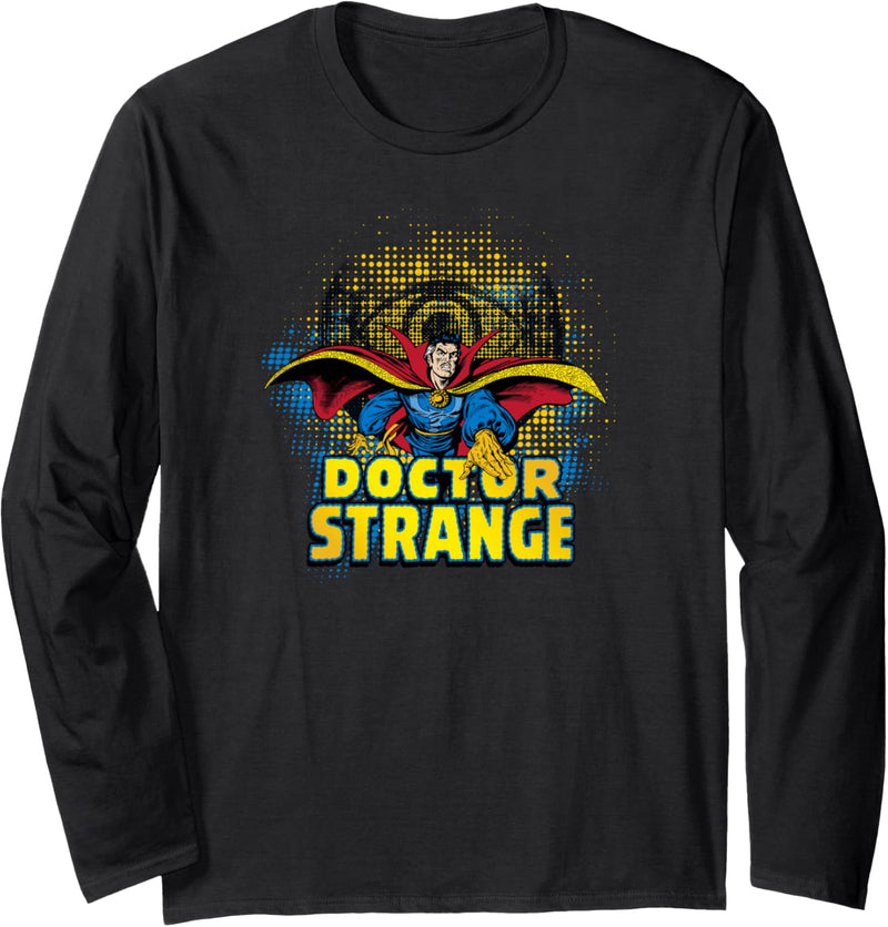 Marvel Doctor Strange Dotted Eye Background Langarmshirt