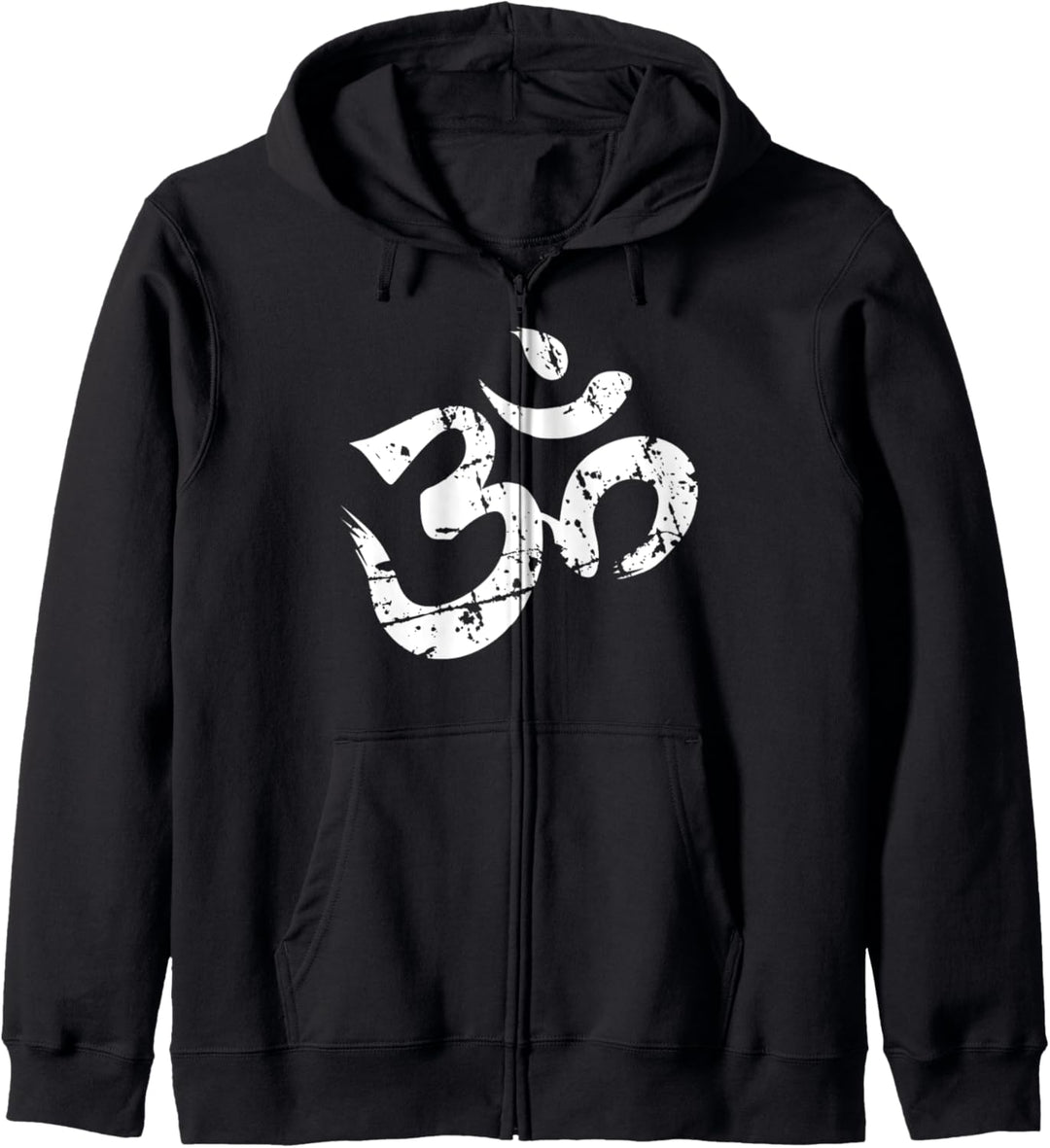 Om Graphic Aum Yoga Zen Design Namaste Meditation Buddhismus Kapuzenjacke