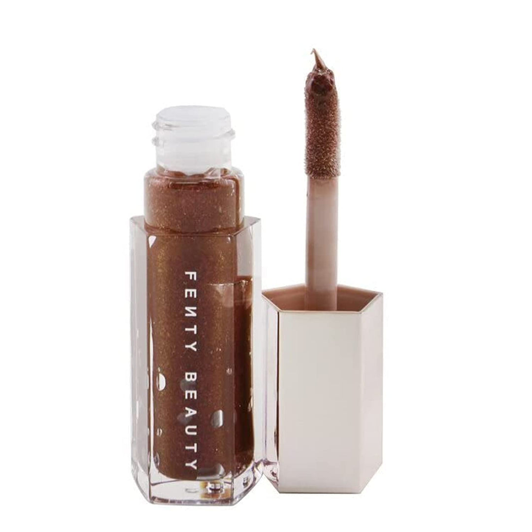 FENTY BEAUTY Gloss Bomb Universal Lip Luminizer Hot Chocolit Braun 9 ml (1er Pack), Braun 9 ml (1er
