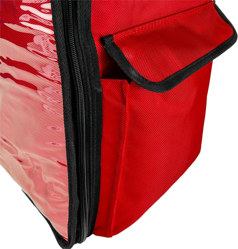 CityBAG - Isothermer Rucksack 39 x 50 x 25 cm rot für Grillabende und Lieferung von Lebensmittelbest