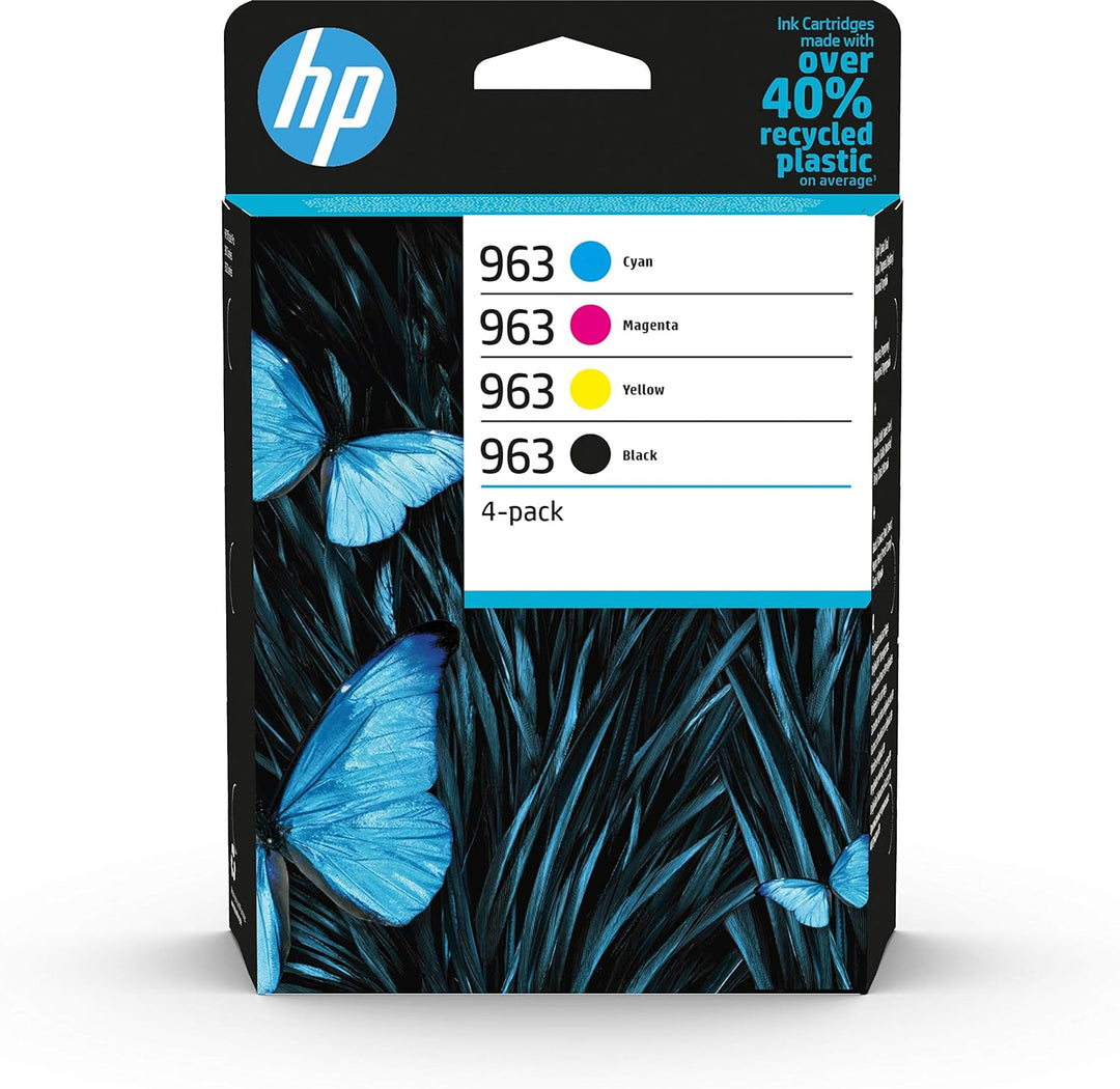 HP Originale Marke Modell Tinte 963 Pack Black Cyan Magenta Gelb, Extra Large