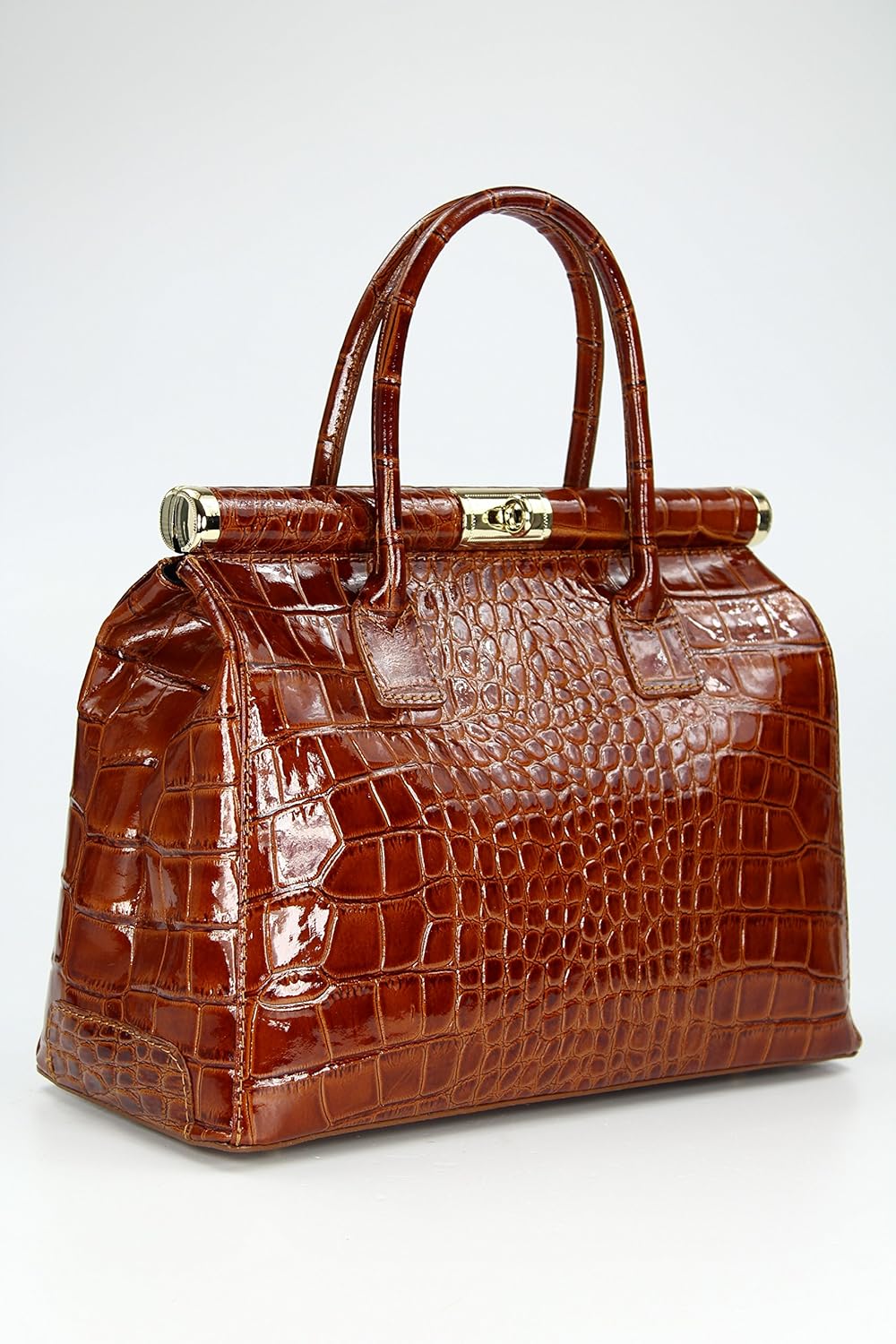 Belli The Bag XL italienische Leder Henkeltasche Handtasche Damen Ledertasche Umhängetasche - 34x25x