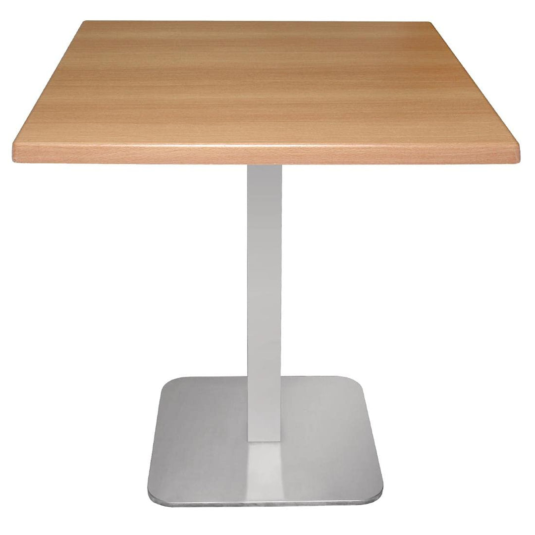 Bolero gk993 Tisch Boden, quadratisch, Edelstahl