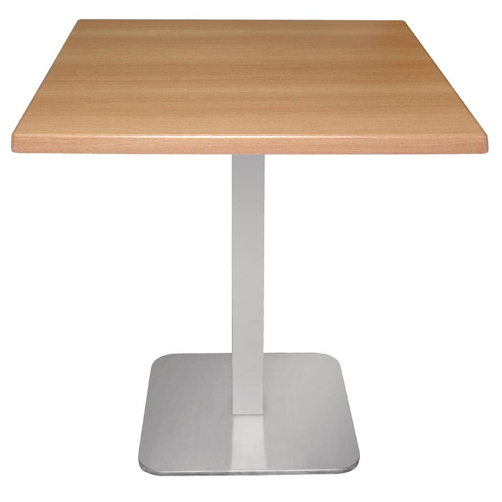 Bolero gk993 Tisch Boden, quadratisch, Edelstahl