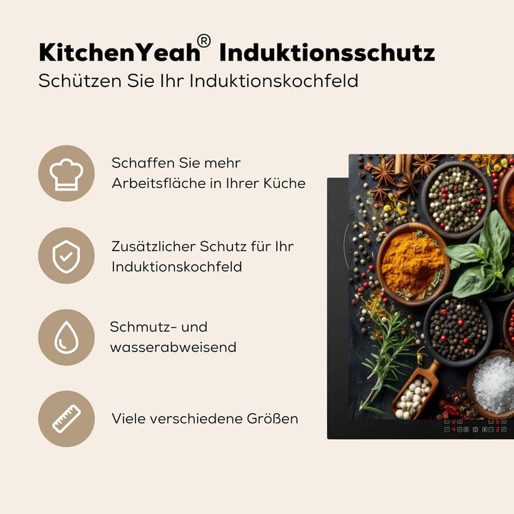 Herdabdeckplatte Einteilig Induktionsmatte Küche Abdeckung Ceranfeld Herd Abdeckplatte Deko Vinyl Ma