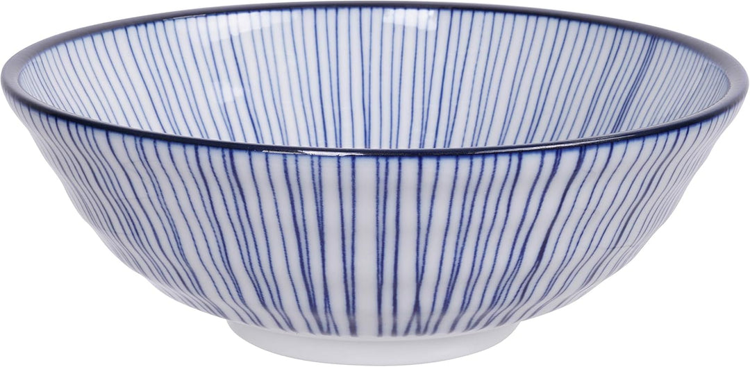 teeblume Tokyo Design Studio Nippon Blue 2-er Schalen-Set blau-weiss, Ø 21 cm, ca. 1000 ml, asiatisc
