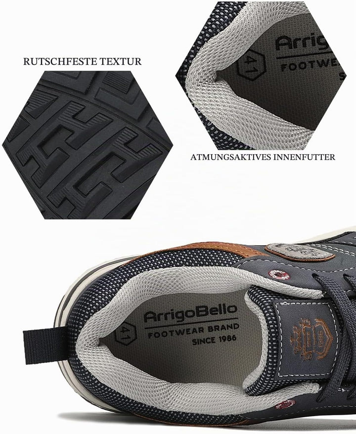 ARRIGO BELLO Sneaker Herren Freizeitschuh Schuhe Berufsschuhe Sportschuhe Outdoor Leichtgewicht Walk