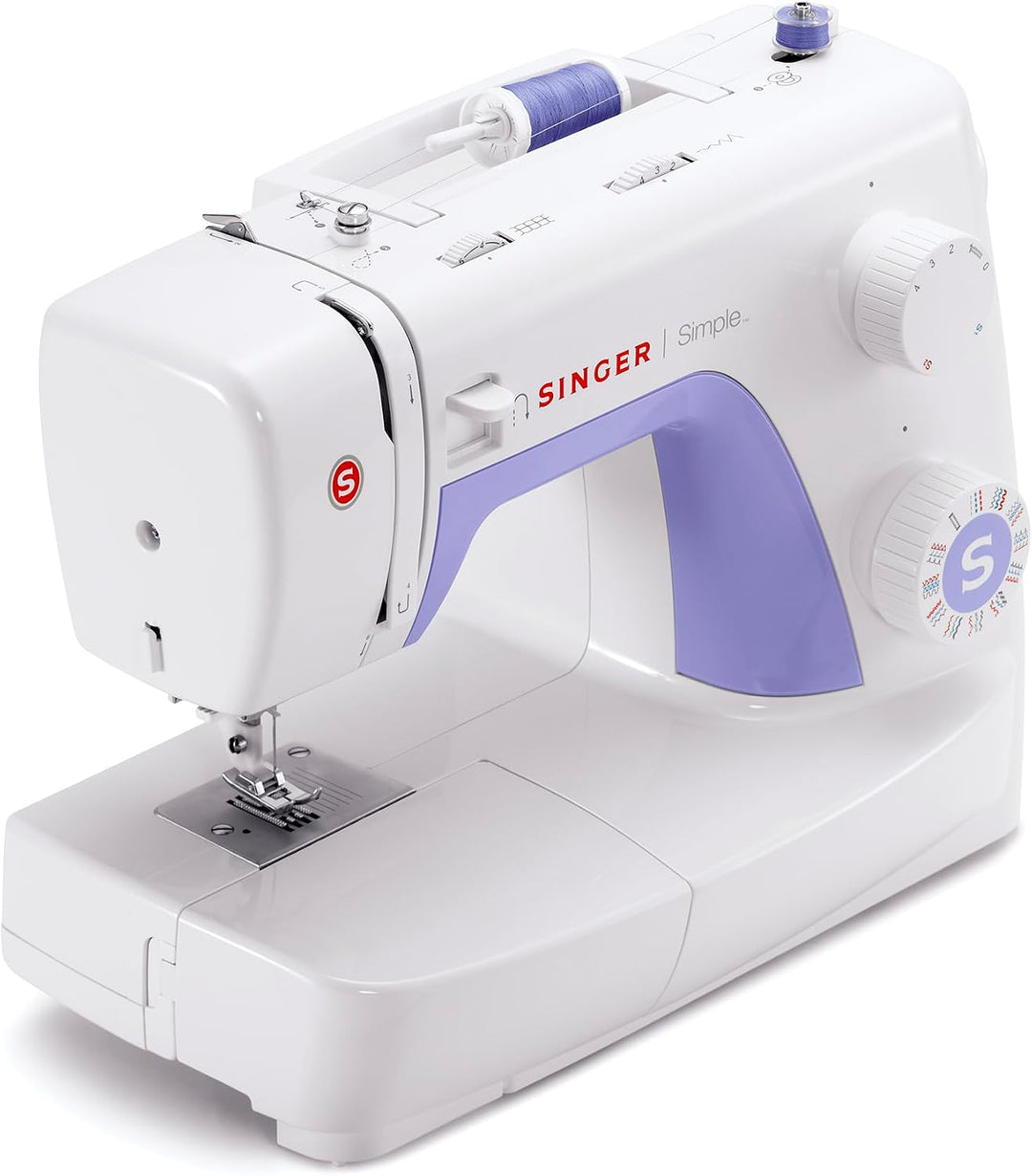 Singer Simple 3232 Nähmaschine, Kunststoff, lila, 45 x 22 x 35 cm Einfach, Einfach
