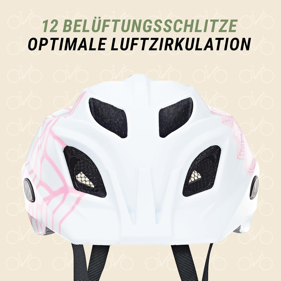 Prophete Fahrradhelm für Kinder und Jugendliche, robuster Fahrradhelm, Einstellbarer Kopfring 48-52