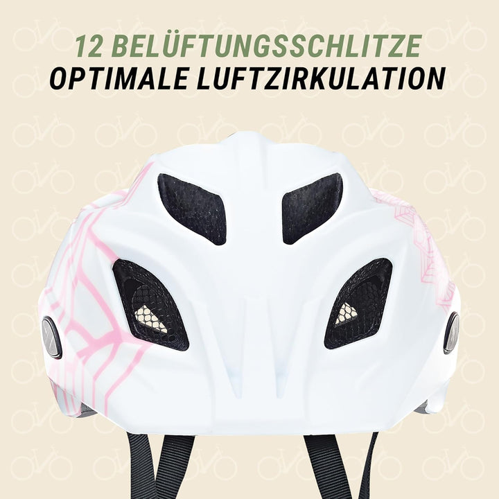 Prophete Fahrradhelm für Kinder und Jugendliche, robuster Fahrradhelm, Einstellbarer Kopfring 48-52
