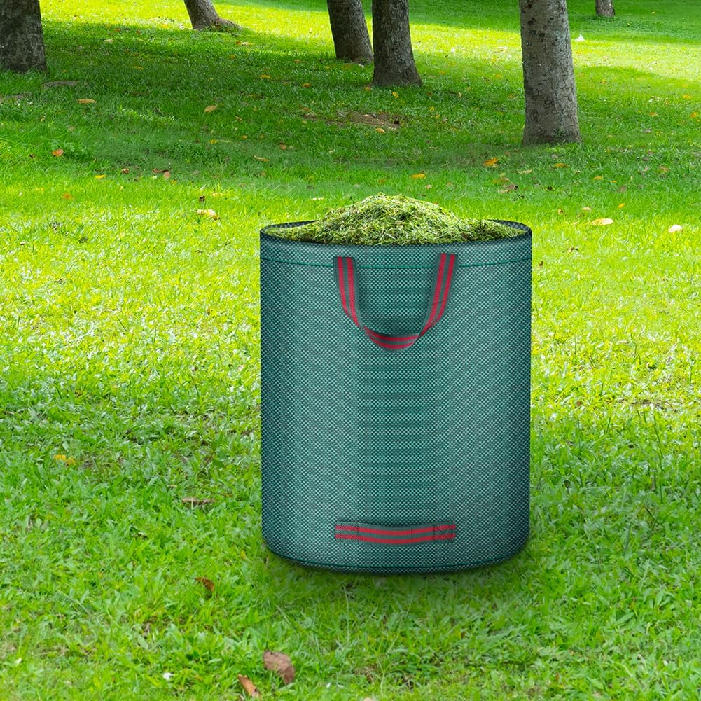 Flintronic Gartenabfallsack, Gartensäcke für Gartenabfälle 3X 300l, Grünschnittsäcke faltbar, Garten