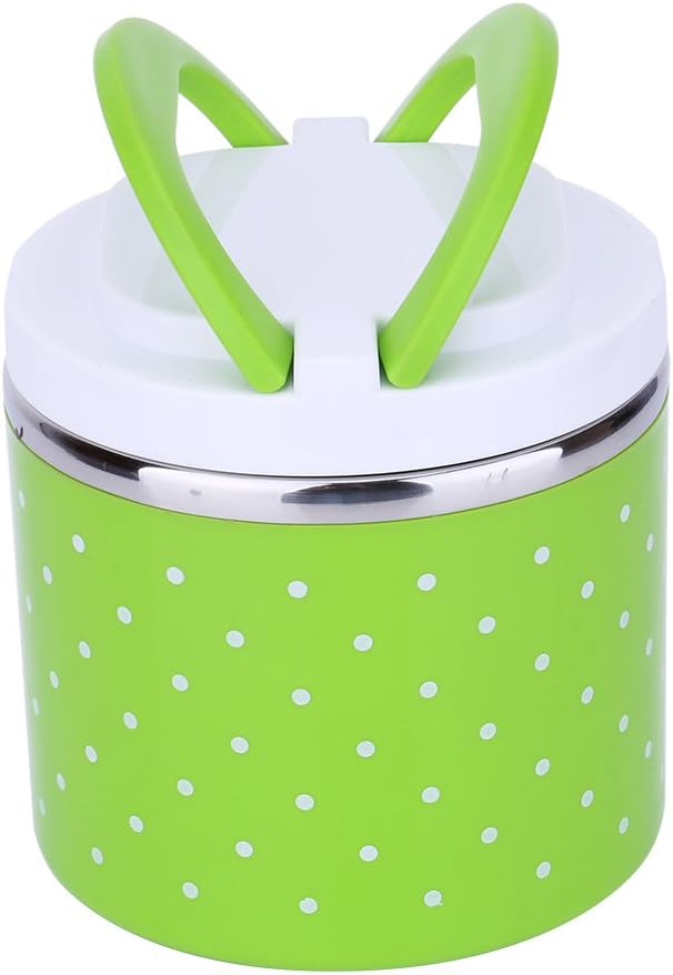 Greensen Thermobehälter Edelstahl 630ml Grün Isolierbehälter
