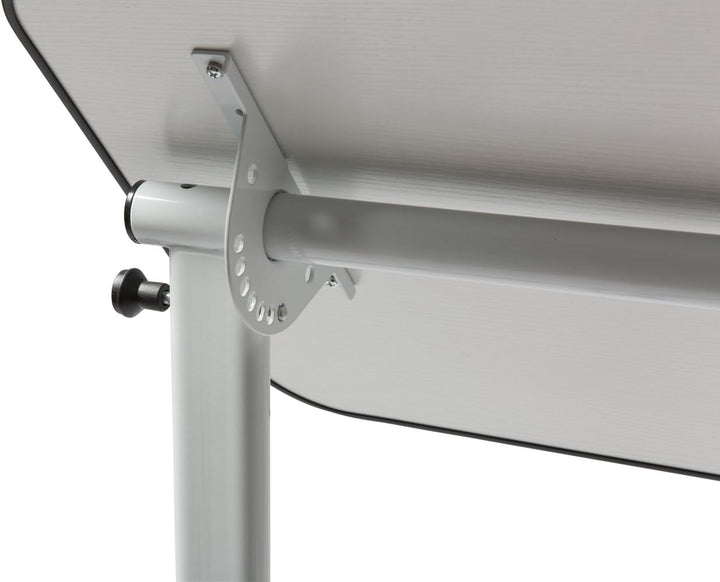 FabaCare Beistelltisch Luxus, stufenlos höhenverstellbarer Pflegetisch, Betttisch auf Rollen, Tisch