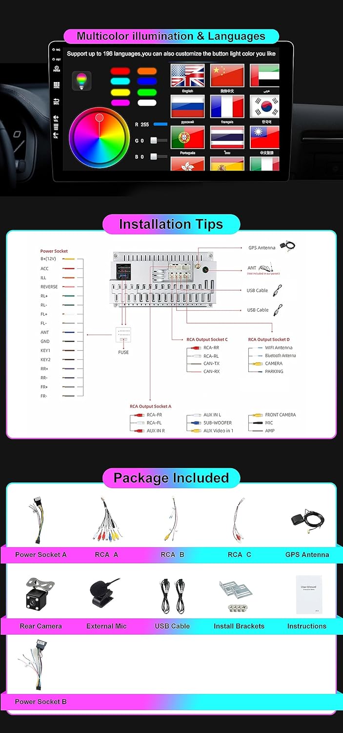 JOYX Android 12 Autoradio Passt für Hyundai I30 (2006-2011) - 4G+64G - Eingebaut DSP/Carplay/Android