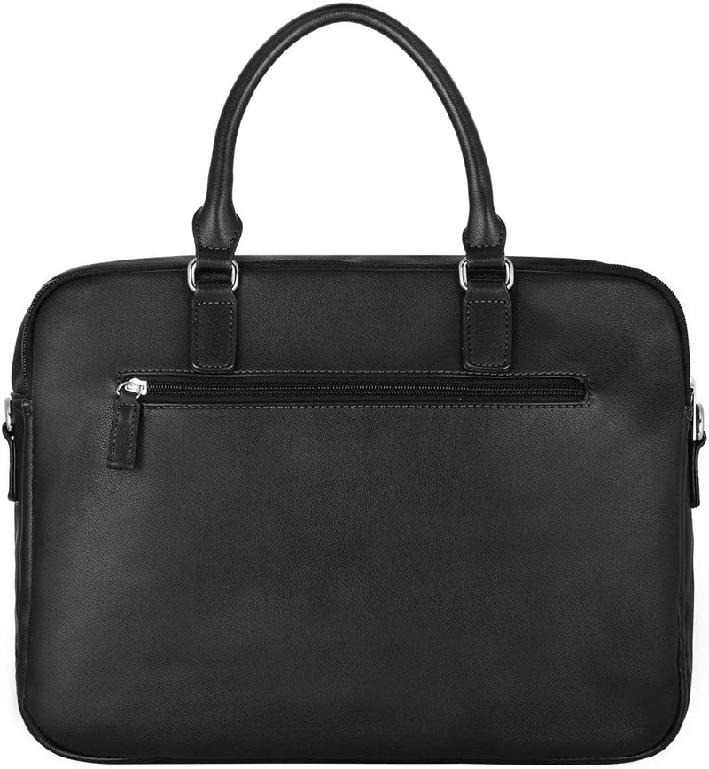 David Jones - Herren Aktentasche - Mann Business Tasche PU Leder Arbeitstasche - 15 Zoll Laptoptasch