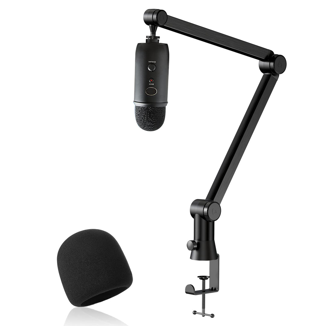 Blue Yeti Mikrofon Arm mit Popschutz - Yeti X Mikrofonarm, Versteckte Kabel, Blue Yeti Boom Arm und