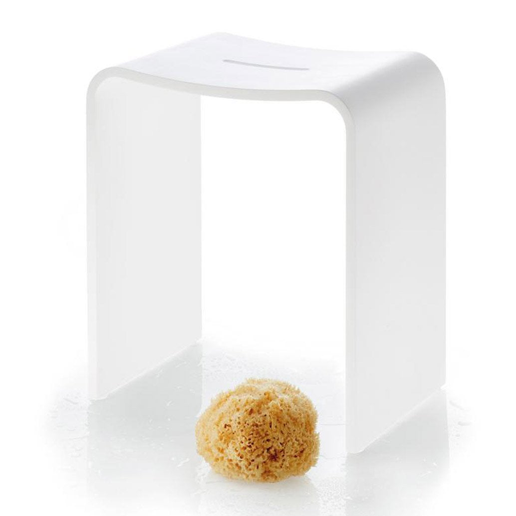 Decor Walther weisser Badhocker Stone Stool
