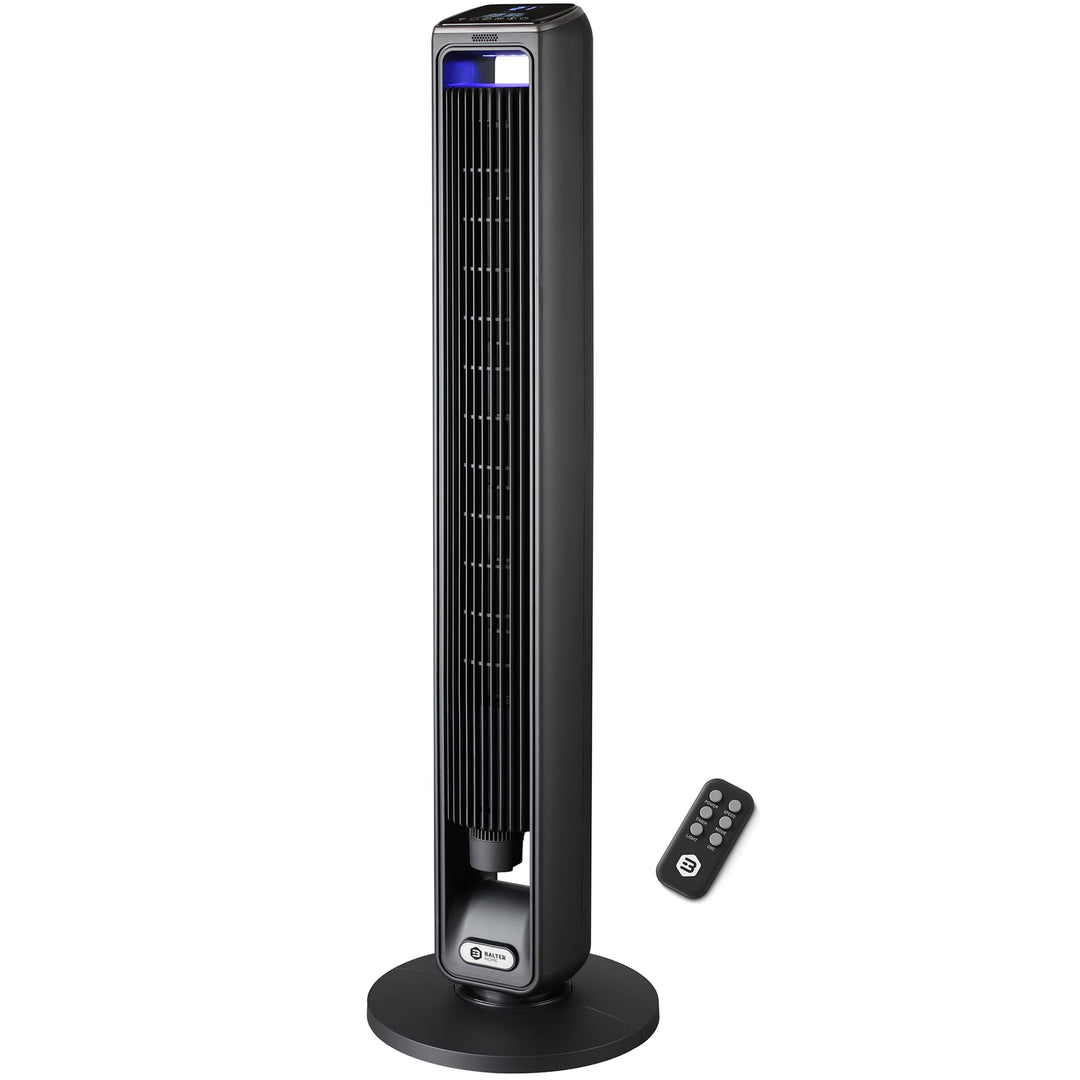 Balter Turmventilator mit Fernbedienung, Ventilator leise 106 cm, Standventilator mit Oszilation, mo