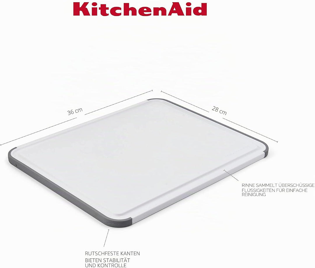 KitchenAid KEG700NOSMGA Grosses rutschfestes Schneidebrett Klassisch, Klassisch